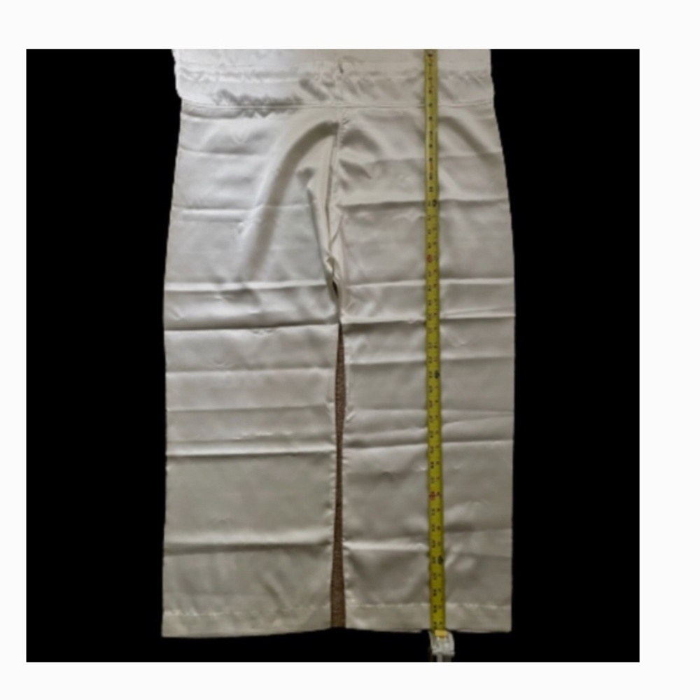 New men/unisex white sateen pajama bottom